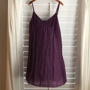 Ralph Lauren Purple pleated dress